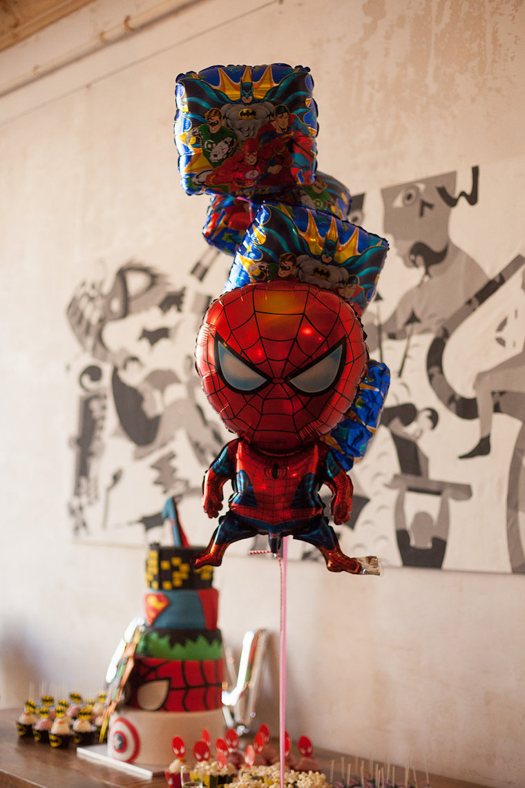 Superhelden Party Luftballons